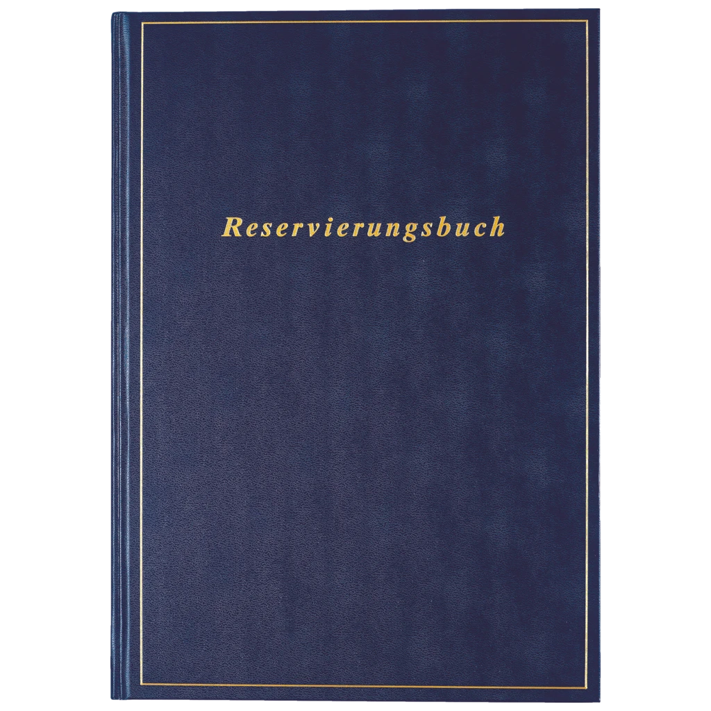 Reservierungsbuch Premium 2027 | A4, Kunststoff, dunkelblau