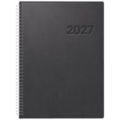 Buchkalender Mod. Conform 2027 | A4, Kunststoff, schwarz