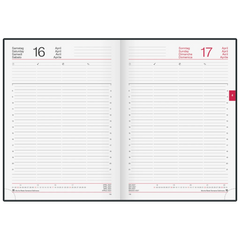 Buchkalender Mod. Conform 2027 | A4, Kunststoff, schwarz