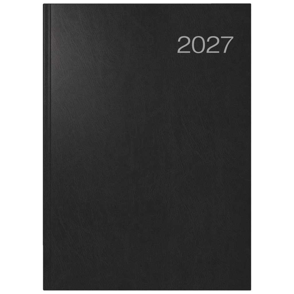 Buchkalender Mod. Conform 2027 | A4, Kunststoff, schwarz