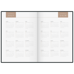 Buchkalender Premium Young Line 2027 „Monstera“ | A5, Papier