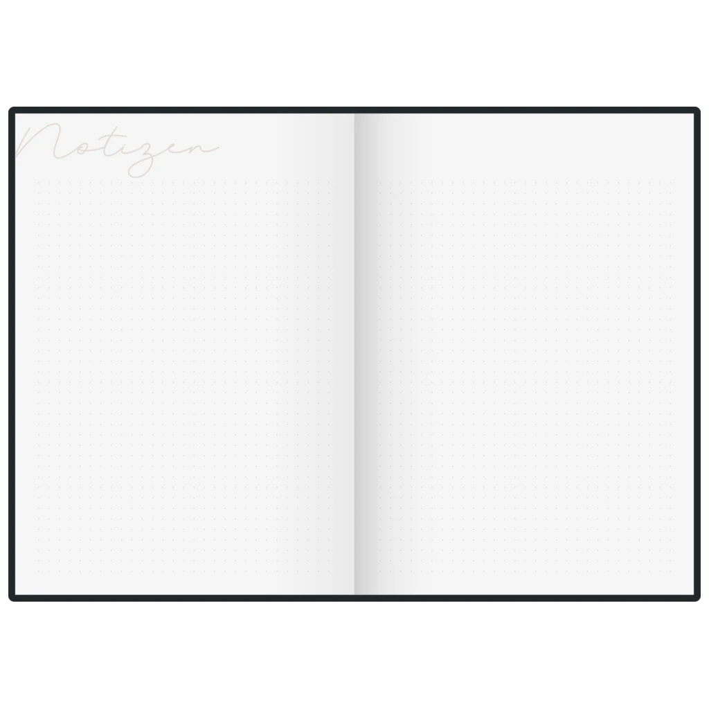 Buchkalender Premium Young Line 2027 „Monstera“ | A5, Papier