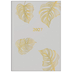 Buchkalender Premium Young Line 2027 „Monstera“ | A5, Papier