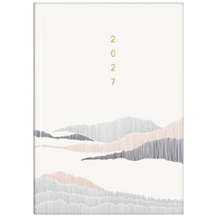 Buchkalender Premium Young Line 2027 „Simple“ | A5, Papier