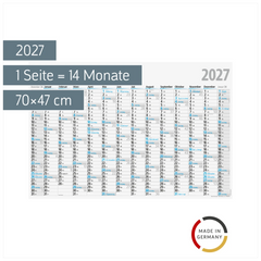 Plakatkalender 2027 | 70×47 cm