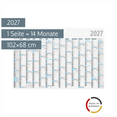 Plakatkalender 2027 | 102×68 cm