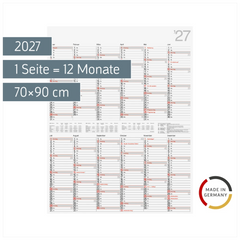Plakatkalender Mod. Vertikal 2027 | 70×90 cm