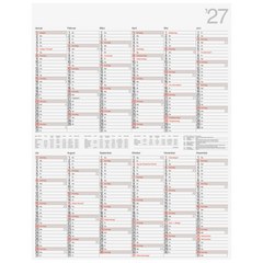 Plakatkalender Mod. Vertikal 2027 | 70×90 cm