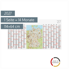 Plakatkalender 2027 | 114×64 cm