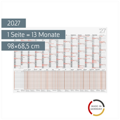Plakatkalender Mod. Kombi 2027 | 98×68,5 cm