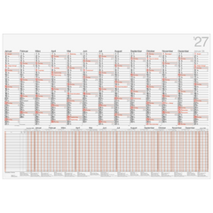 Plakatkalender Mod. Kombi 2027 | 98×68,5 cm