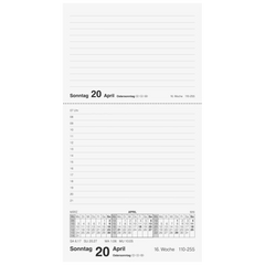 Vormerkbuch Mod. Merker 2027 | 10,8×20,1 cm, Kunststoff, schwarz