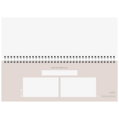 Querterminbuch Premium Young Line 2027 „Greeny“ | 29,7×10,5 cm, Papier