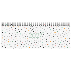 Querterminbuch Mod. Sequenz 2027 „Confetti“ | 297×105 mm, Karton