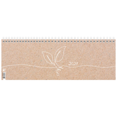 Querterminbuch 2027 „Nature“ | 29,7×10,5 cm, Karton