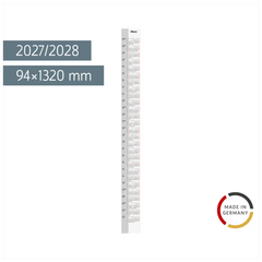 2-Jahres-Ersatzkalendarium 2027/2028 | 94×1320 mm