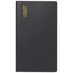 Taschenkalender Mod. TM 11 2027 | A6, Kunststoff, schwarz