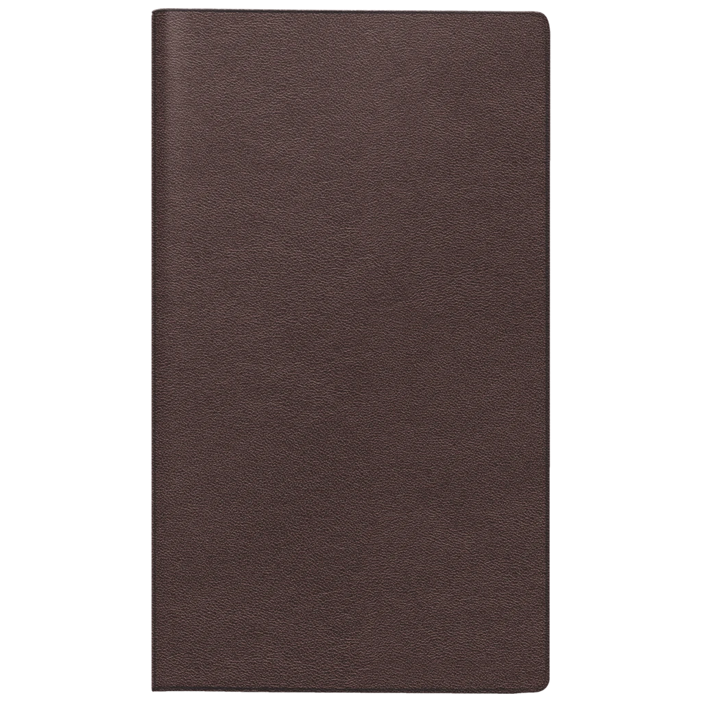 Taschenkalender Mod. TM 12 2027 | A6, Leder, weinrot