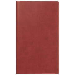 Taschenkalender Mod. Miniplaner d 15 2027 | A6, Kunstleder, rotbraun