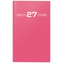 Taschenkalender Mod. Miniplaner d 15 2027 | A6, Kunststoff, pink