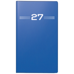 Taschenkalender Mod. Miniplaner d 15 2027 | A6, Kunststoff, blau