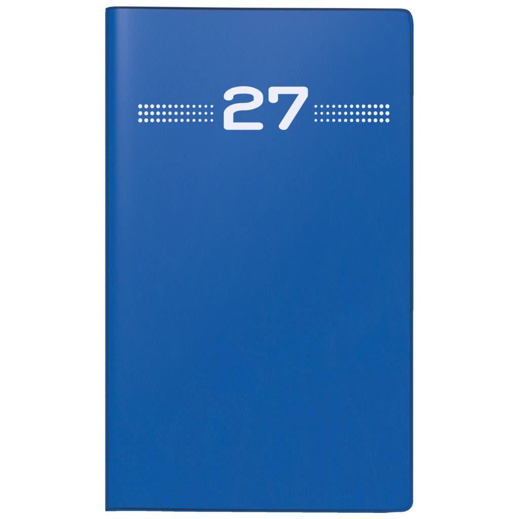 Taschenkalender Mod. M-Planer 2027 | A6, Kunststoff, blau