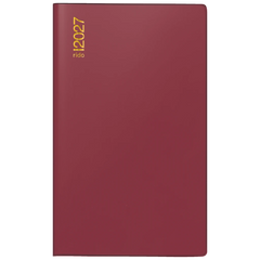 Taschenkalender Mod. M-Planer 2027 | A6, Kunststoff, bordeaux