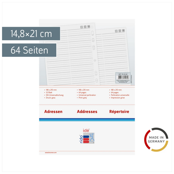 Adressen/Notizen Timing 1 | A5