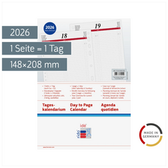 Tageskalendarium Timing 1 2026 | A5