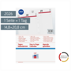 Tageskalendarium Timing 1 2026 | A5