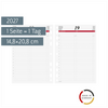 Tageskalendarium Timing 1 2027 | A5