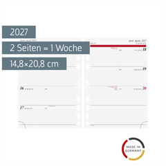 Wochenkalendarium Timing 1 2027 | A5