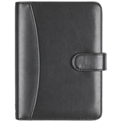 Ringbuch Zeitplansystem Timing 2 | 9,3×17,2 cm, Kunstleder, schwarz