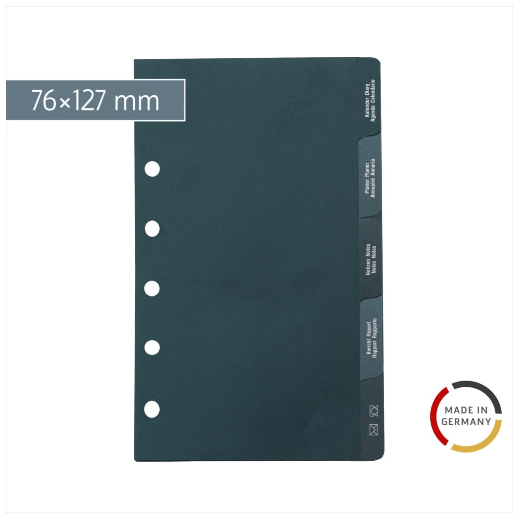 Kalender-Register MINI+ | schwarz