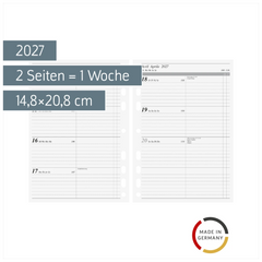 Wochenkalendarium Timeplaner Work 2027 | A5