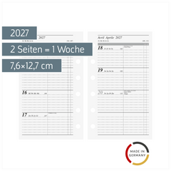 Wochenkalendarium Timeplaner fun 2027 | A7