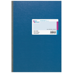 Kladde | A4, 192 Seiten, liniert, Karton, blau