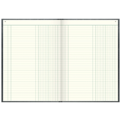 Spaltenbuch | A4, 192 Seiten, mit Seitenzahlen, 2 Spalten, Kunststoff, grau