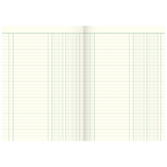 Spaltenbuch | A4, 192 Seiten, 2 Spalten, Karton, blau