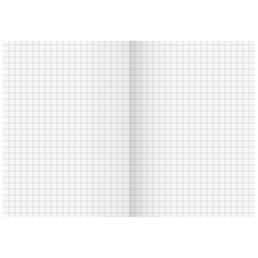 Kladde | A6, 96 Seiten, kariert, Karton, rot
