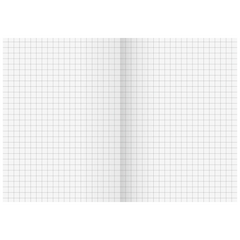 Kladde | A6, 96 Seiten, kariert, Karton, rot