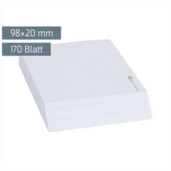 Zettelblock liniert | 170 Blatt