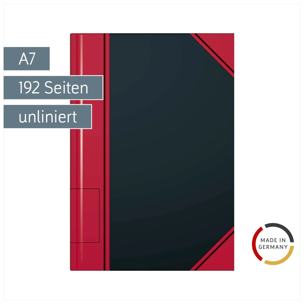 Notizbuch Chinabuch | A7, unliniert, schwarz