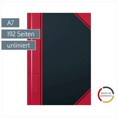 Notizbuch Chinabuch | A7, unliniert, schwarz