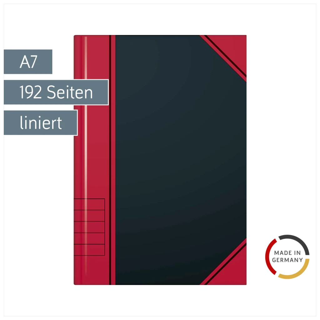 Notizbuch Chinabuch | A7, liniert, schwarz