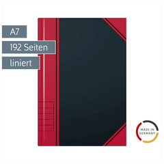 Notizbuch Chinabuch | A7, liniert, schwarz