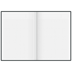 Protokollbuch | A5, kariert, schwarz